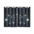 thumbnail image 1 of MYPOP Galaxy Sky Space Window Curtain Kitchen Curtain 26x39 inches (Two Pieces), 1 of 3