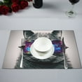 thumbnail image 1 of MYPOP Galaxy Space Cat Table Placemat Food Mat 12x18 Inches, 1 of 5