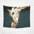 thumbnail image 1 of MYPOP Giraffes Kiss Wall Tapestry 51x60 inches, 1 of 2