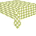thumbnail image 1 of MYPOP Green White Checkered Tablecloth 52x70 Inches, Tango Check Sofa Table Cloth Cover for Dinner Party Decoration, 1 of 6