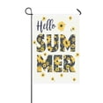 thumbnail image 1 of MYPOP Hello Summer Flower Garden Flag House Banner 12 x 18 inch, 1 of 1
