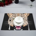 thumbnail image 1 of MYPOP Leopard Kitchen Table Mat Placemats for Dining Table 12x18 inches, 1 of 5