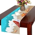thumbnail image 1 of MYPOP Life is Better at the Beach Cotton Linen Table Runner 14x72 Inches, 1 of 5