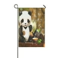 thumbnail image 1 of MYPOP Lovely Cute Panda Long Garden Flag Banner 12 x 18 inch, 1 of 1