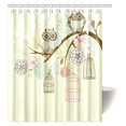 thumbnail image 1 of MYPOP Owl Shower Curtain, Owls Out of Their Cages Bird Cage Freedom Polyester Fabric Bathroom Shower Curtain 60 X 72 Inches, 1 of 3