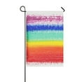 thumbnail image 1 of MYPOP Paintbrush Bristle Closeup and Multicolor Rainbow Yard Garden Flag 12 x 18 Inches, 1 of 1