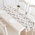 thumbnail image 1 of MYPOP Paris Eiffer Tower Table Runner Home Decor 14x72 Inch, Paris City Landmark Letter Table Cloth Runner for Wedding Party Banquet Decoration, 1 of 6