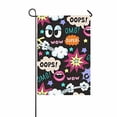 thumbnail image 1 of MYPOP Pop Art WOW OOPS OMG Yard Garden Flag 28 x 40 Inches, 1 of 1