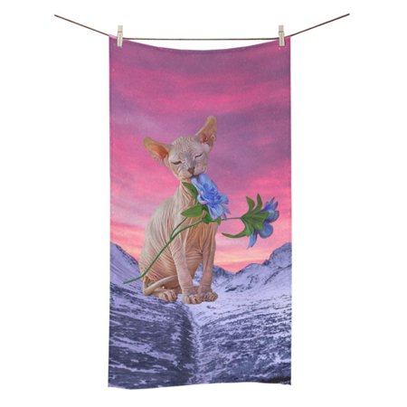 MYPOP Rabbit Shower Towel Bathroom Bath Towel 30x56 inches