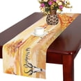 thumbnail image 1 of MYPOP Savannah Desert Animals Table Runner Placemat 16x72 inches, Africa Giraffe Deer Table Cloth for Office Kitchen Dining Wedding Party Home Decor, 1 of 6