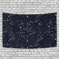 thumbnail image 1 of MYPOP Space Galaxy Nebula Universe 12 Constellations Tapestry Wall Decor Living Room Dorm Tapestries DIY 90 x 60 inches, 1 of 4