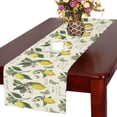 thumbnail image 1 of MYPOP Summer Fruit Lemons Table Runner Placemat 16x72 inches, Vintage Retro Tropical Leaves Tablecloth for Office Kitchen Dining Wedding Party Home Decor, 1 of 6