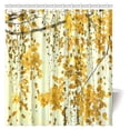 thumbnail image 1 of MYPOP Thailand Native Brilliant Yellow Flowers Shower Curtain, Cassia Fistula Golden Shower Tree Seeds Yellow Flower Fabric Bathroom Shower Curtain Set with Hooks, 66 X 72 Inches, 1 of 3