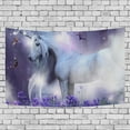 thumbnail image 1 of MYPOP Unicorn Fairies Magic Sparkles Tapestry Wall Hanging Decoration Home Decor Living Room Dorm 90 x 60 inches, 1 of 4