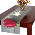 thumbnail image 1 of MYPOP Valentine Rose Cotton Linen Table Runner 16x72 inches, 1 of 5