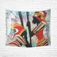 thumbnail image 1 of MYPOP Wall Art African Batik Hanging Wall Tapestry 51x60 inches, 1 of 3