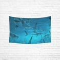 thumbnail image 1 of MYPOP Wall Art Dolphin Under the Blue Ocean Sea Hanging Wall Tapestry 40x60 inches, 1 of 3