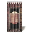 thumbnail image 1 of MYPOP Western Decor Shower Curtain, Rustic Old Western Swinging Saloon Doors Fabric Shower Curtain Set with Hooks, 36 X 72 Inches, 1 of 2