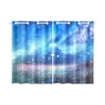 thumbnail image 1 of MYPOP abstract under the sea Window Curtain Kitchen Curtain 26x39 inches (Two Piece), 1 of 3