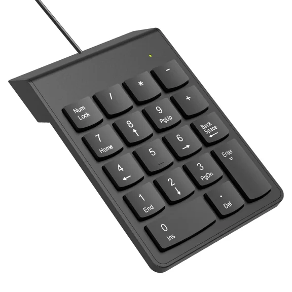 MYRAH- 10 Key Usb Numeric Keypad Portable Wire Mini Numpad For Laptop Pc Computer