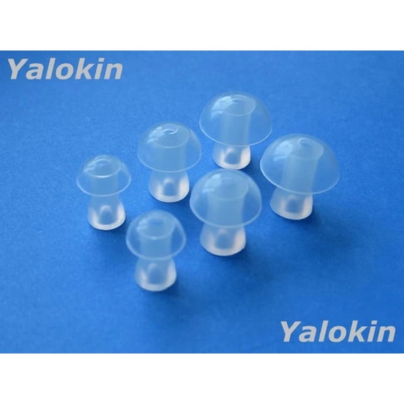 MYRAH- 6Pcs : S/M/L Soft Replacement Mushroom Eartips For Klipsch T5M T5 Sport Neckband