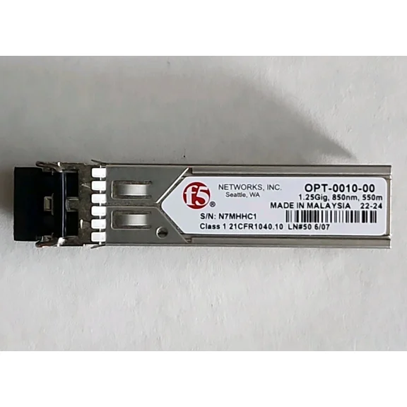 MYRAH- F5 Networks Opt-0010-00 1Gb 1000Base-Sx 850Nm Sfp Gbic Transceiver