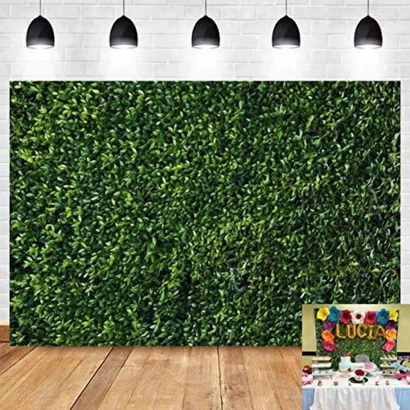 MYRAH- Green Leaves Photography Backdrops Spring Nature Outdoorsy 7X5Ft(210Cm X 150Cm)