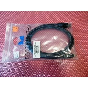 MYRAH- Manhattan Firewire Ieee 1394 Cable, 6 Pin To 4 Pin, 6Ft, 1.8M, Black