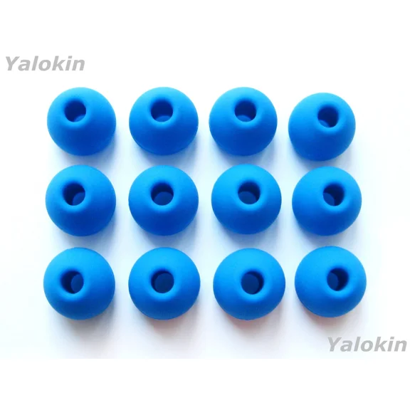 MYRAH- New 12Pcs Large (L) Blue Soft Replacement Eartips Adapters For Monster Earphones