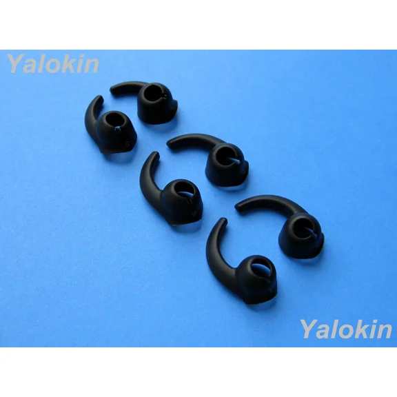 MYRAH- New 6Pcs: 3 Pairs S/M/L (B) Enhanced Stabilizer Fin Eargels Tips For Jaybird X2
