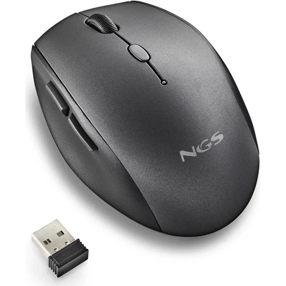 MYRAH- Ngs Bee Wireless Ergonomic Silent Mouse Black Model Beeblack