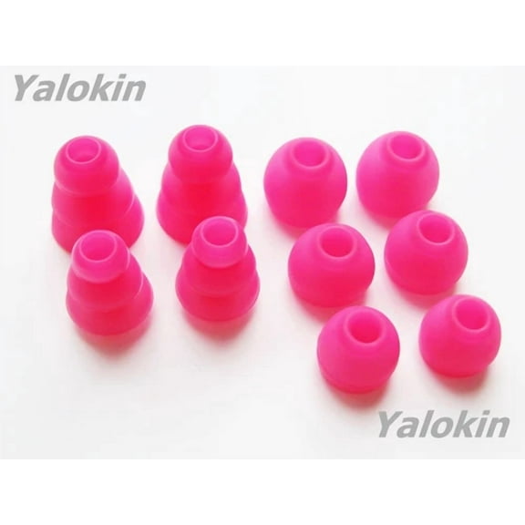 MYRAH- Pink Set Replacement Comfort Soft Eartips Earbuds For Monster In-Ear Earphones