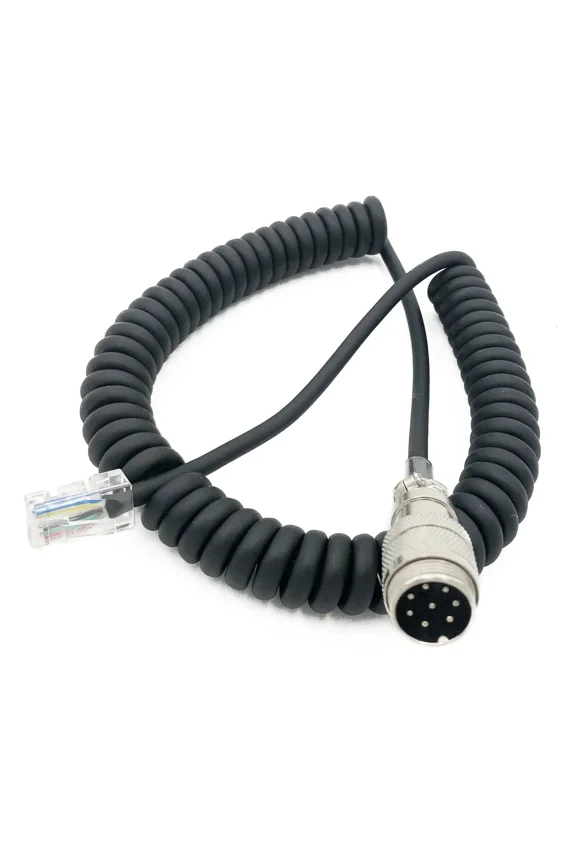 - Round 8 Pin To Rj45 Microphone Adapter Cable For Yaesu Ft450D Ft897D Ft991 Ft891