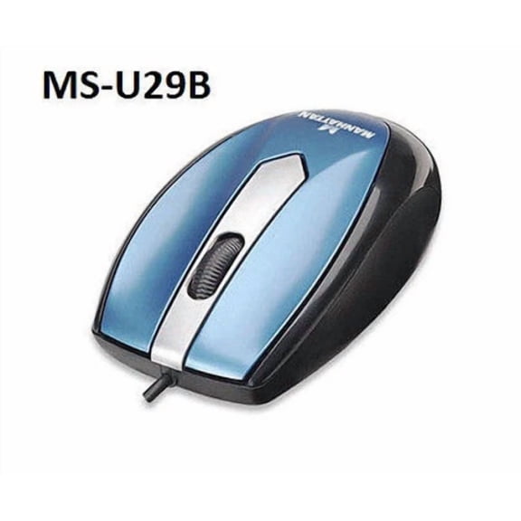 MYRAH- Usb 3-Button W/ Scroll Wheel 1000 Dpi Mo1 Optical Mini Mouse - Manhattan 177955