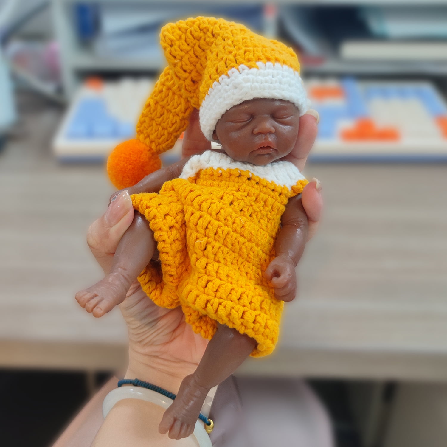 MYREBABY Mini Reborn Baby Doll 7 inch Full Silicone Babies Girls for kids Birthday Christmas Gift Walmart