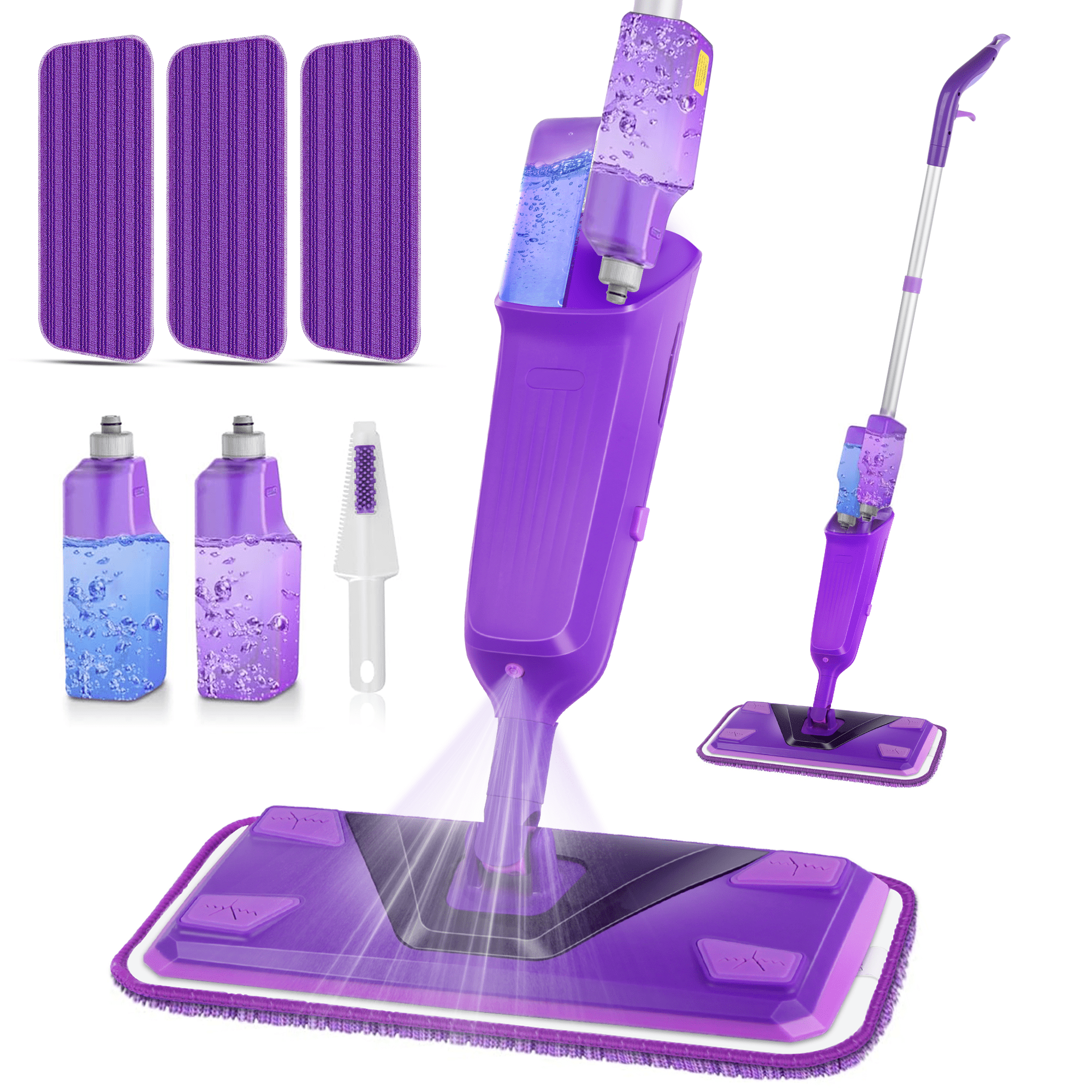 MYSPRI Spray Mop for Floor Cleaning, Dust Dry Wet 