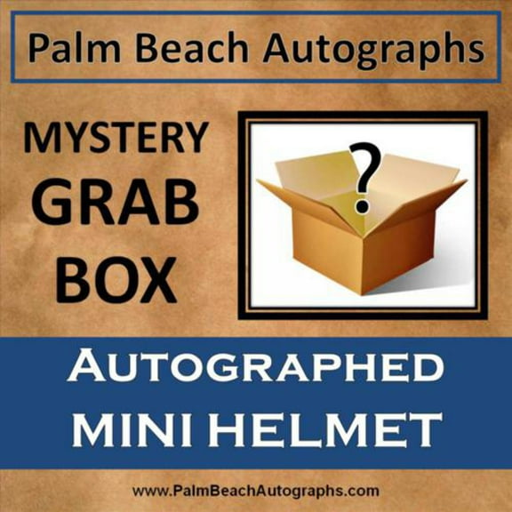 MYSTERY GRAB BOX - Autographed NFL Mini Helmet