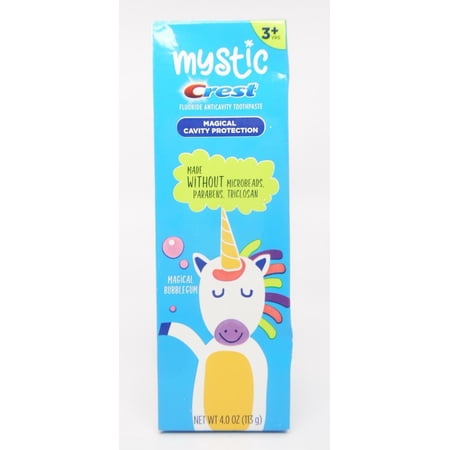 MYSTIC by Crest Kid's Toothpaste with Fluoride, Magical Bubblegum Flavor, 4.0oz.