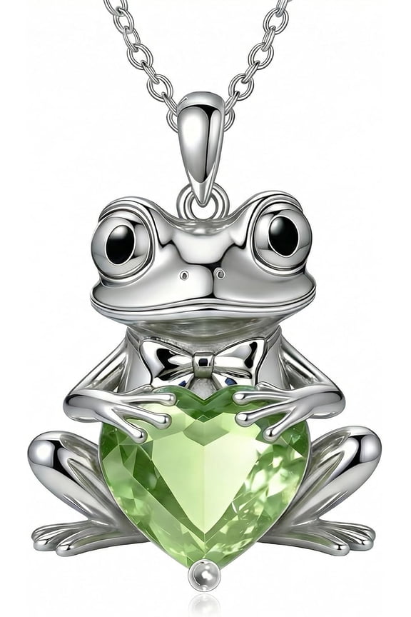 Frog Necklace Crystal Frogs Gifts for Women Jewelry Birthday Gifts