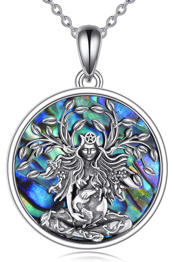 Greek Goddess Necklace S925 Sterling Silver Artemis Goddess of The Hunting Mythology Jewelry for Women Gifts
