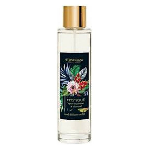 MYSTIQUE Spiced Explosion and Charcoal Stoneglow Infusion Refill Reed Diffuser 200 ml