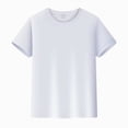 thumbnail image 1 of MYShe Boys Shirt Boys Shirts Short Sleeve Shirts for Boys Cotton T-Shirts Kids Toddler Tshirts Tees Clothes Summer Tops,White,12-14 Years, 1 of 4