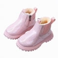 thumbnail image 1 of MYShe Kids Boots Toddler Girls Cute Butterfly Bow leather Boot (Toddler/Small Kid) Boots for Toddler Girls Pink,10.5, 1 of 4
