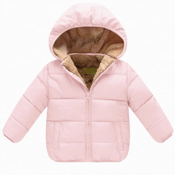 MYShe MYShe Winter Coats for Boys Baby Girl Boy Winter Fleece Coats Toddler Warm Puffer Jackets Kids Down Alternative Outerwear RD3,4-5 Years