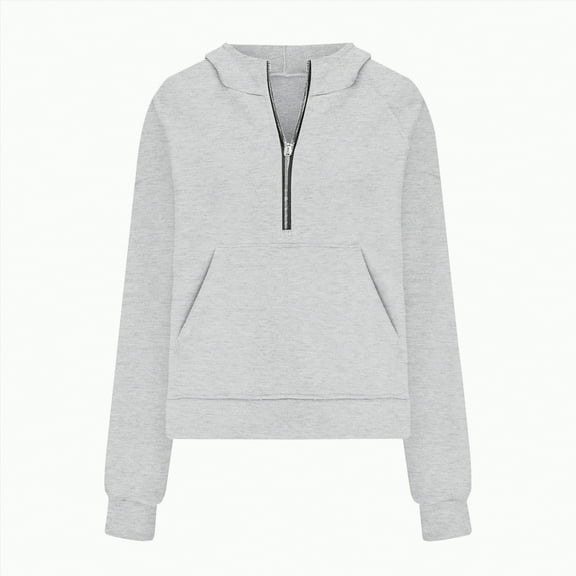 MYShe Women's Fall Jacket 2025 Zip Up Hoodies Long Sleeve Long Tunic Sweatshirts Oversized Fleece Casual Coat With Pocket Women's Hoodies GY1,XL