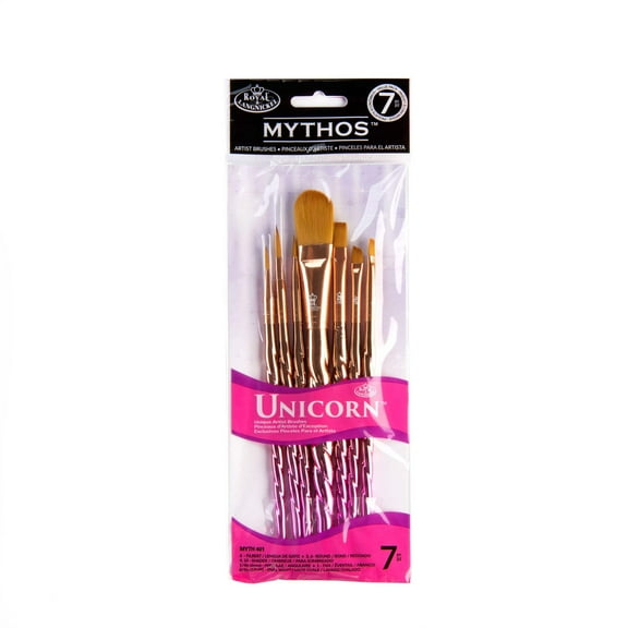 Royal & Langnickel Mythos™ Unicorn 7pc Variety Artist Paint Brush Set