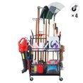 thumbnail image 1 of MYTHINGLOGIC 2-Tier Garden Tool Organizer Racks, 1 of 7