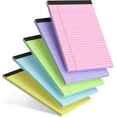 thumbnail image 1 of MYUNNIL Legal Pad Note Pad 8.3x14 Inch, Wide Ruled Lined Writing Note Pad for Office Supplies, Tearable Colored Paper Perforated Notepad for Daily Use, Meetings and Personal Organization, Pink, 1 of 8