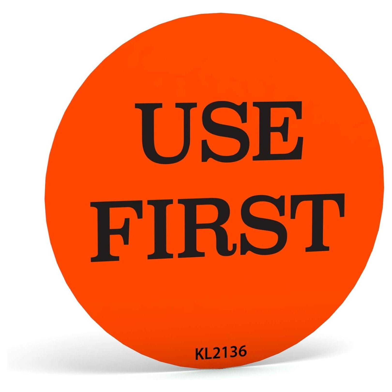 MYXIO 2" Circle Inventory Control Stickers for Shipping and Inventory 500 Permanent Adhesive