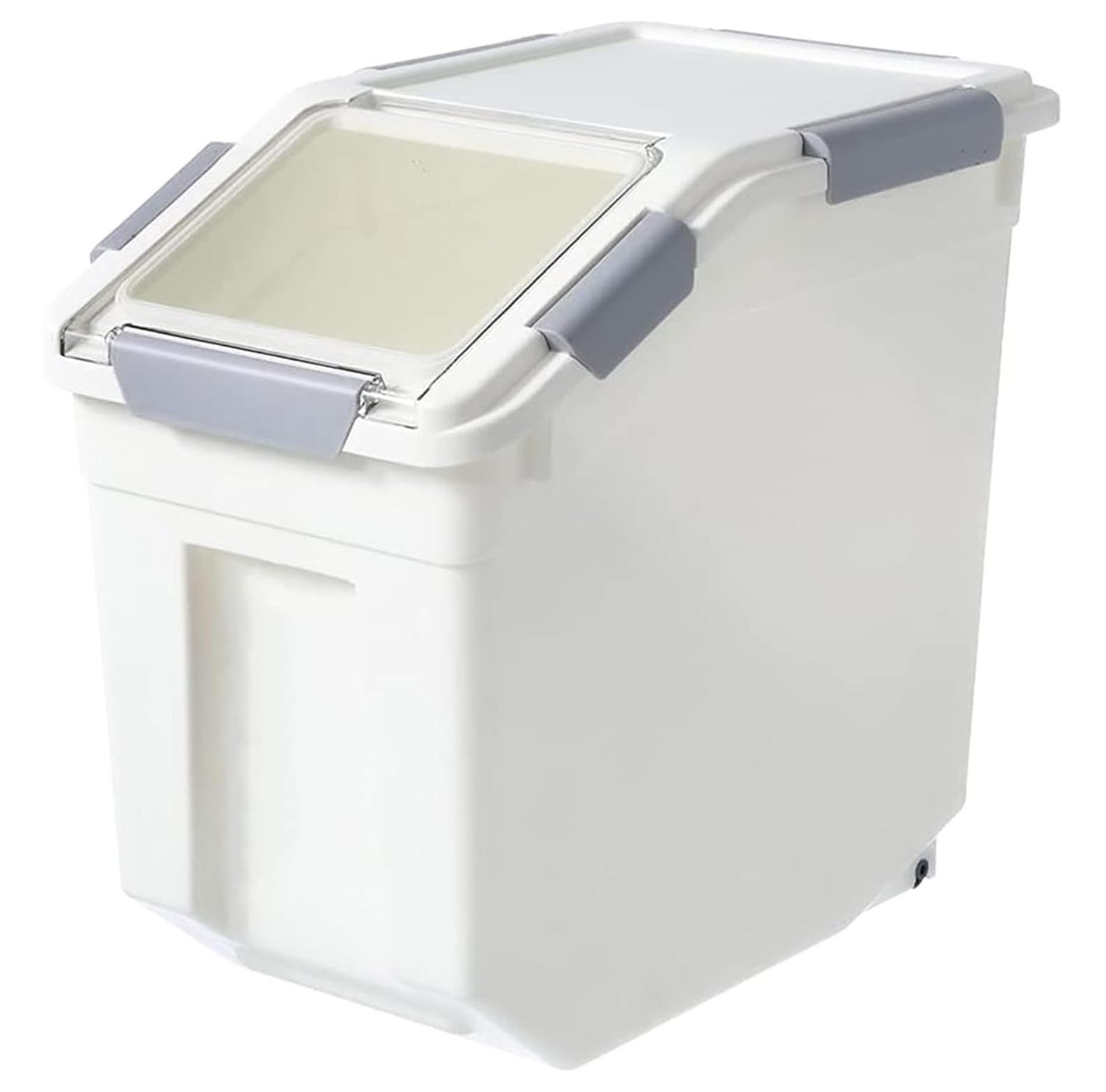 MYXIO 33 Liter / 50 lbs Rice Storage Container with Measuring Cup, BPA free, For Rice Grain
